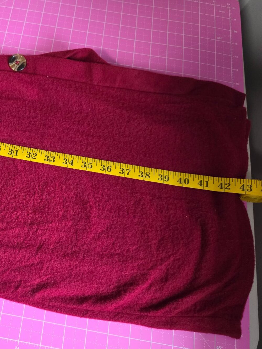 Long Line Button Front Cardigan/Duster - Picture 5 of 5